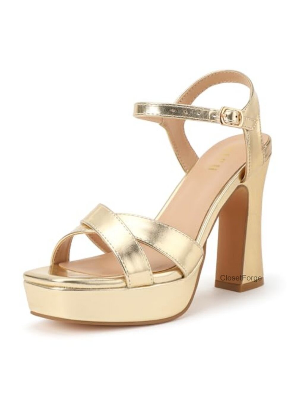 Platform High Heels Strappy Open Toe Chunky Heeled Sandals